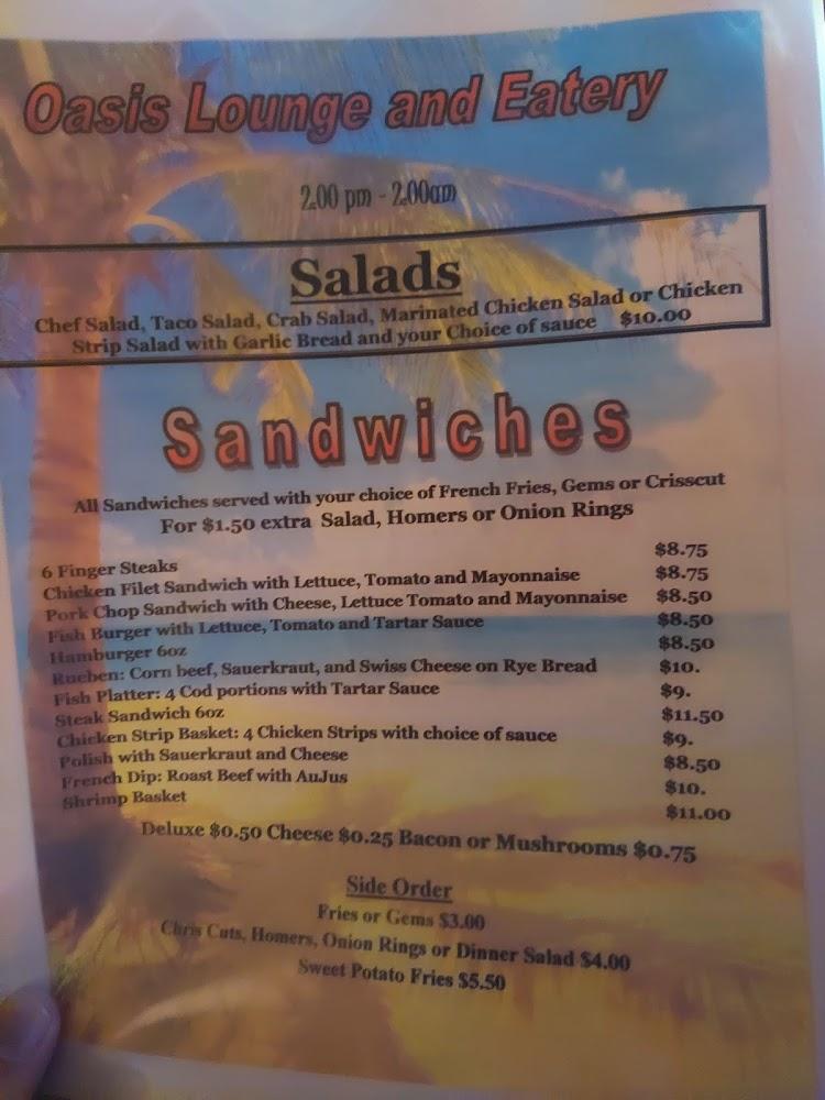 Oasis Lounge Eatery & Casino Oasis Combo
